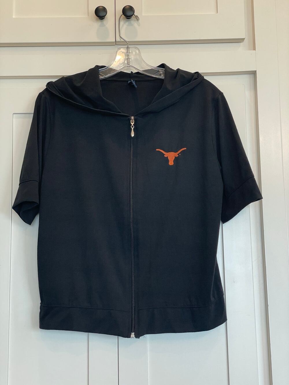 blued kids XL Black short sleeve Univ of Tex full zip hoodie